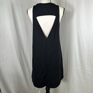 Hurley Nike Dri-FIT Knit Active Dress Racerback Cutout Sleeveless Black Casual M